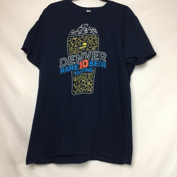 Pints For Prostates Denver 10 Beer Tasting XL Tee - Picture 2 of 5